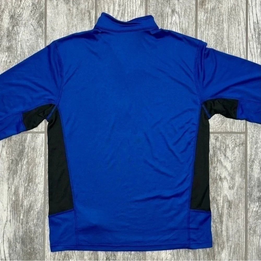 THE‎ NORTH FACE BLUE LIGHTWEIGHT MEN'S 1/4 ZIP SHIRT Size M Activewear Pullover